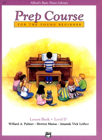 Обложка книги Уровень D из подготовительного курса фортепьяно для самых маленьких