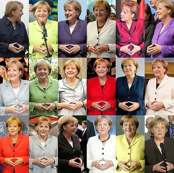 «Фирменный» жест Ангелы Меркель