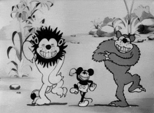 Фрагмент мультфильма «Ритм джунглей», 1929 г. Танцующие животные