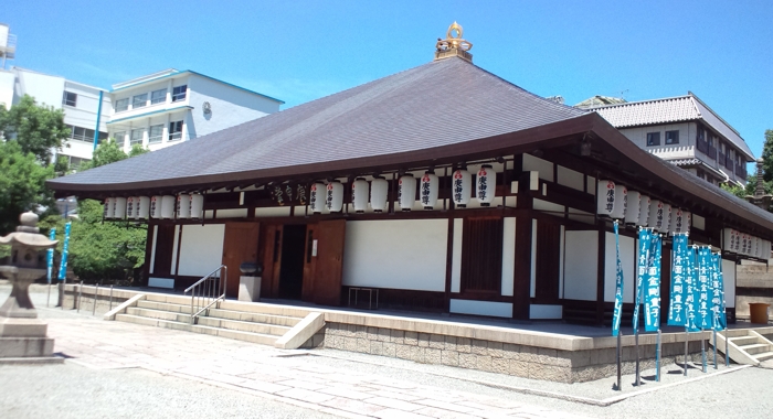 Центральное здание храма Ситэнно-дзи Косин-до, Осака